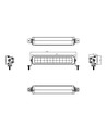 120W Bar Combo - LED lysbar, dual positionslys, E-godkendt, arbejdslampe