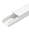 PVC Kabelkanal 15x10mm - Hvid, 2 meter med lim