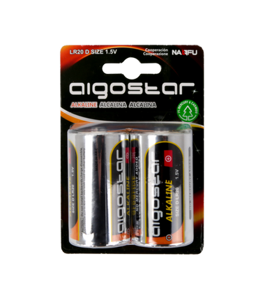 Alkaline Batteri LR20D 1,5V 2-pak