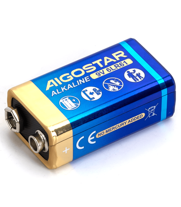 1 stk. Alkalisk Batteri - 6LR61, 9V