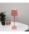 Opladelig LED bordlampe Inde/ude - Pink, touch dæmpbar, CCT, IP54 udendørs