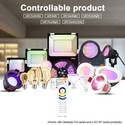 Gledopto RGB+CCT touch fjernbetjening - 8 zoner, batteri