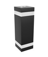 18W Torre ring væglampe - IP54 udendørs, CCT, firkantet, 3 lyskulører, sort, op/ned, inkl. lyskilde
