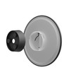 18W Væglampe - IP44 udendørs, Ø25cm, 3 lyskulører, Sort, CCT