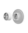 9W Væglampe - IP44 udendørs, Ø12cm, CCT, 3 lyskulører, hvid