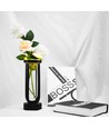 Outlet: Blomstervase med LED lys Inde/ude - Sort, dæmpbar, IP54 udendørs