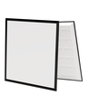 60x60 bagbelyst CCT LED panel - 36W, sort kant, 140lm/W