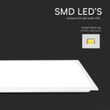 V-Tac 120x30 bagbelyst LED panel - 40W, 4800lm, hvid kant