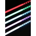 Silikoneprofil 13x11 til indfræsning - 1 meter, hulmål 10x10mm, passer til 5-8mm bred LED strip