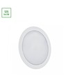 12W Ø17cm 2-i-1 LED indbygningspanel - 125lm/W, 4000K, Hul: Ø14,5 cm, Mål: Ø17 cm, påbygning/indbygning