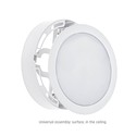 ALGINE 2i1 Overflade-nedsænket Downlight 12W - 1160lm, Neutral hvid, 230V, IP20, Rund