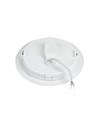 12W Ø17cm 2-i-1 LED indbygningspanel - 125lm/W, 4000K, Hul: Ø14,5 cm, Mål: Ø17 cm, påbygning/indbygning