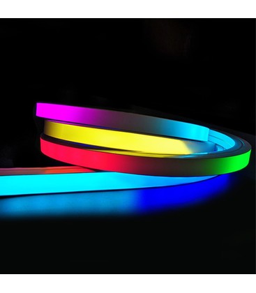 12W/m 15x15 RGBIC LED strip - 5m, IP67, 90 LED pr. meter, 230V