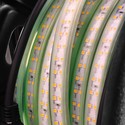 Selvlysende arbejdslys 25m 230V LED strip på tromle - IP67, 180 LED/m, 11W/m, 1000 lm/m, 4000K