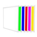 60x60 Wifi RGB+CCT LED panel - 36W, hvid kant