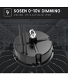 100W LED high bay - 150lm/w, IP65, Sosen driver, 0-10V dæmpbar, 5 års garanti