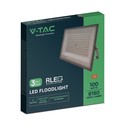 V-Tac 100W LED projektør, CCT - 3 lyskulører, Arbejdslampe, udendørs