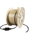 25m Selvlysende arbejdslys 230V LED strip - IP67, 180 LED/m, 11W/m, 1000 lm/m, 4000K