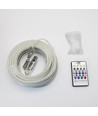 5m RGBIC Neon Flex komplet sæt 7x14 neonflex - USB, Bluetooth app, fjernbetjening