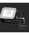 10W LED projektør - Samsung LED chip, arbejdslampe, udendørs