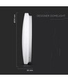 18W LED loftslampe - CCT, 3 lyskulører, Ø31cm