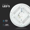 V-Tac rund 18W LED loftslampe - 3i1 valgfri lysfarve, Ø31cm, 230V, inkl. lyskilde
