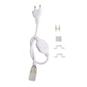 Aigostar startkabel 0,5 meter i hvid - kun til Aigostar 230V LED strip, 60LED/m