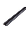 LEDlife 1,5 meter skinne til skinnespots - Sort, 1-faset, 1F3W, komplet med tilslutning og endeprop