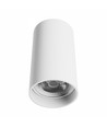 GU10 loftmonteret spot - Hvid, Ø5,5cm, højde 10cm, aluminium, IP20 indendørs, uden lyskilde