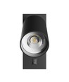 GU10 Væglampe med afbryder - IP20, Ø5,5cm, 5,5x10cm, Sort, Rund, Uden lyskilde