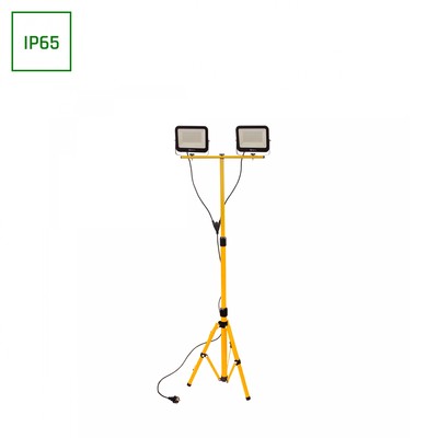 Tripod Stativ - Noctis, 2x50W, Neutral hvid, 230V, 110 °, IP66, 205x170x30mm, 2100mm kabel, Spectrum - Dæmpbar : Ikke dæmpbar, Kulør : Neutral