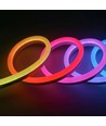 2,5m RGBIC Neon Flex komplet sæt - USB, Bluetooth app, fjernbetjening, inkl. montage, 7x15 neonflex