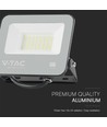 V-Tac 30W LED projektør, 135lm/W - Samsung LED chip, arbejdslampe, 1m ledning, udendørs