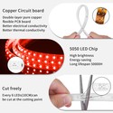 Rød LED Strip - 50m, 230V, 8mm, 7W/m