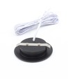 2,5W Ø6,8cm Cabi68 møbelspot RA91 - 12V DC, Hul: Ø5,5 cm, Mål: Ø6,8 cm, Sort