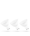 3-pak GU10 6W LED spotpære - Varm hvid, matteret