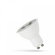 GU10 4W LED pære - 55°, Varm hvid, med linse