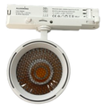 LEDlife hvid skinnespot 30W - Justerbar lysstyrke, RA90, inkl. bikubegitter, 3-faset