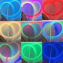 12W/m 7x14 RGBIC LED strip - 5m, IP67, 90 LED pr. meter, 230V