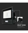 10W LED projektør - Samsung LED chip, arbejdslampe, med sensor