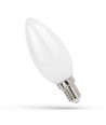 E14 1W LED kertepære - C35, Kultråd, matteret glas