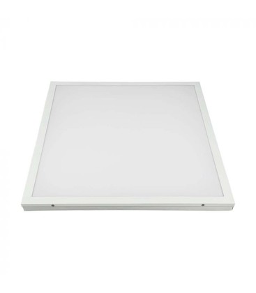 V-Tac 60x60 LED panel i ramme - 36W, indbygget i hvid ramme, til direkte montering