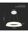 48W Dæmpbar LED Designer lysekrone - Hvid, blødt lys, varm hvid