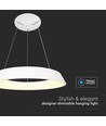 48W Dæmpbar LED Designer lysekrone - Hvid, blødt lys, varm hvid