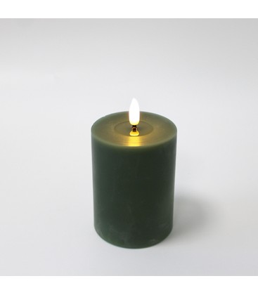 LED Candle pastel green as Picture 9 10cm