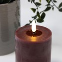 LED Candle pastel red as Picture 10 10cm