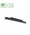 8W SYSTEM SHIFT LINE S skinnespot, 48V - CCT, 123lm/W, 48V DC, CLICK & SHIFT system