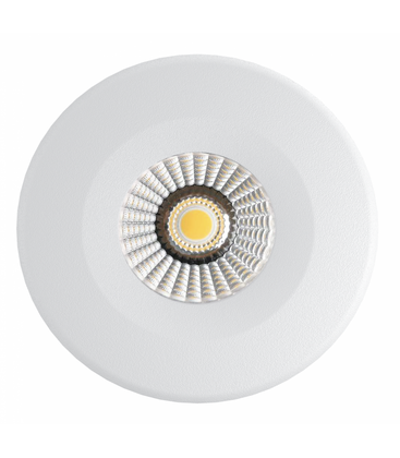 7W Lavprofil Dimtone indbygningsspot - Hul: Ø6,8 cm, Mål: Ø9 cm, RA97, dæmpbar, 230V