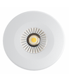 7W Ø9cm Lavprofil indbygningsspot dæmpbar RA97 - Hul: Ø6,8 cm, Mål: Ø9 cm