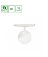 SHIFT CCT- Globe Sphere skinnelys Ø100x130mm, 5W, 165°, hvid, CCT switch